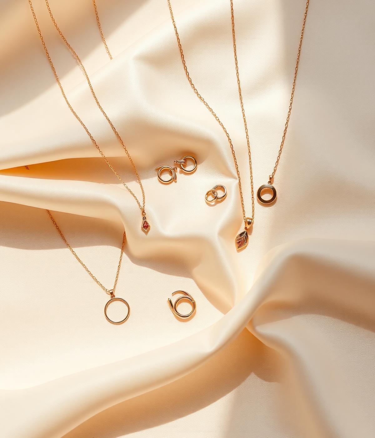 Curated artificial jewelry collection
